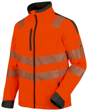 Warnschutzjacke-SOFTSHELLJACKE NEON ORANGE/GRAU XXL     Verpackungsinhalt    1 Einheit