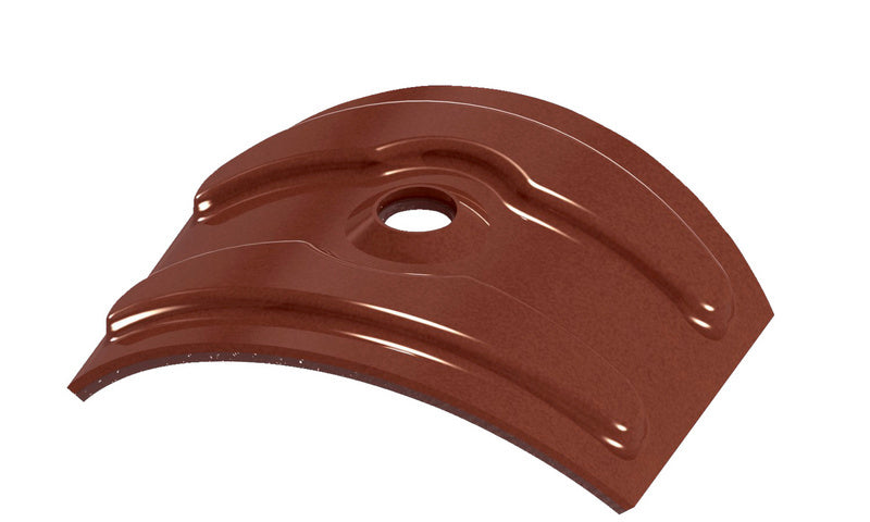 Kalotte / Agraffe Fassadenbau-KALOTTE-R48/57-RAL8004     Verpackungsinhalt    100 Einheit