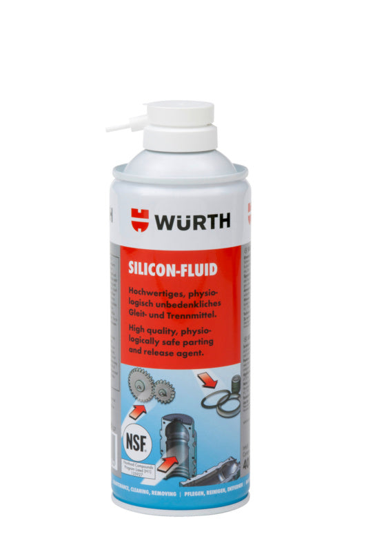 Dose Silikonspray Universal zur Pflege und Schutz von Metall, Gummi, Kunststoff und Holz.