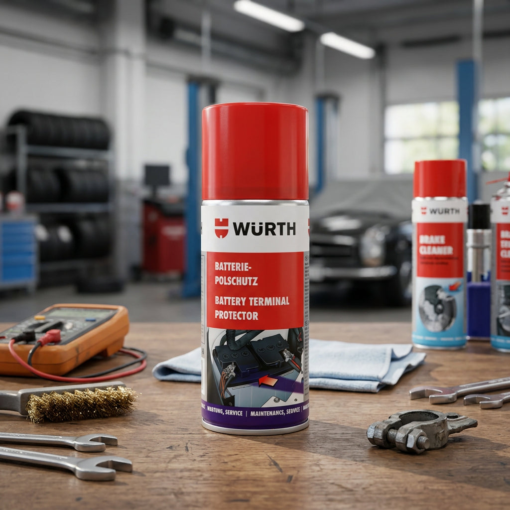 Würth Batteriepol Wartung 150ml spray for battery terminal corrosion protection and maintenance