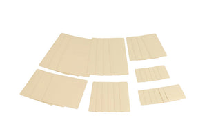 Set of mobile units in ivory color with a sleek, modern design.