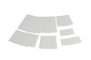 Light gray mobile unit with a simple design and functional features.