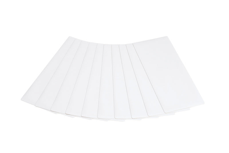 White PFLST panel measuring 500x210mm, suitable for various applications.