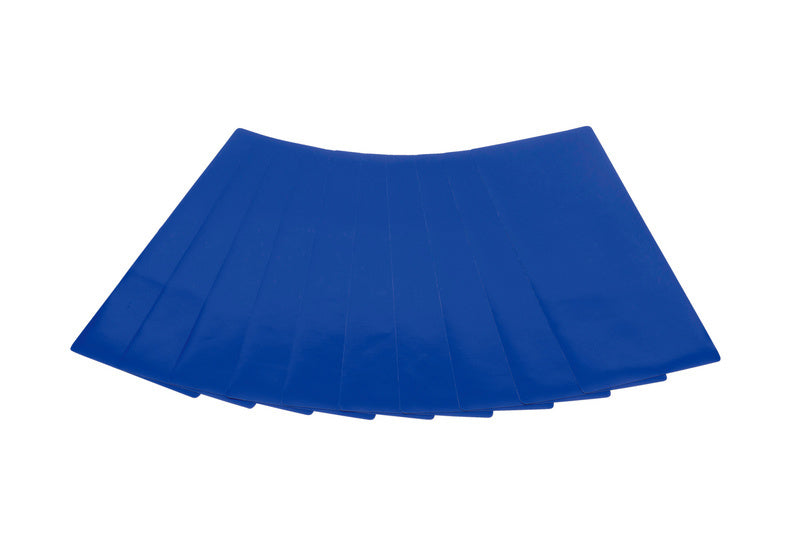 Blue rectangular sheet measuring 500x210mm, suitable for various applications.