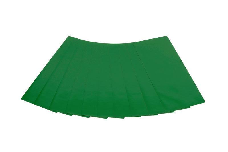 Green decorative panel measuring 500x210mm with a smooth surface finish.