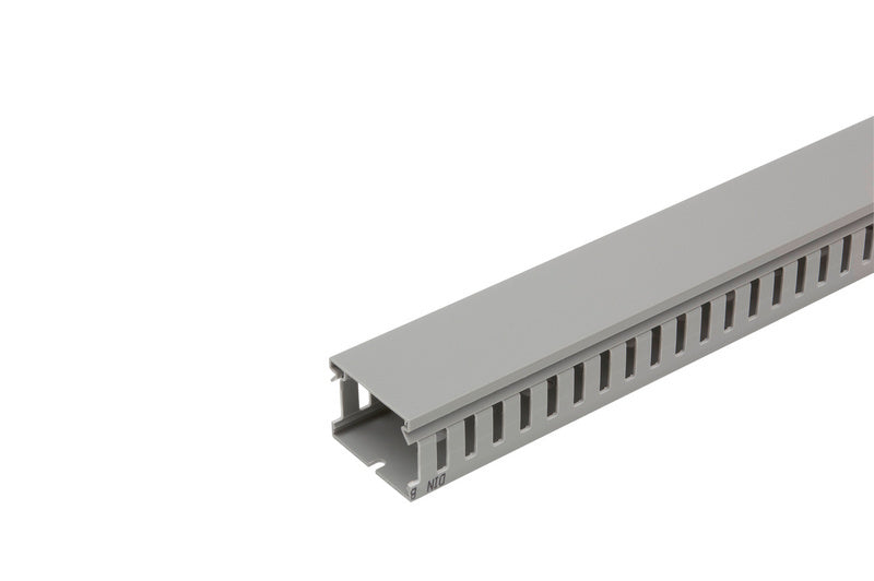 Graues Element mit einer Höhe von 37,5 mm und einer Breite von 50 mm, in einer Verpackungseinheit von 32.