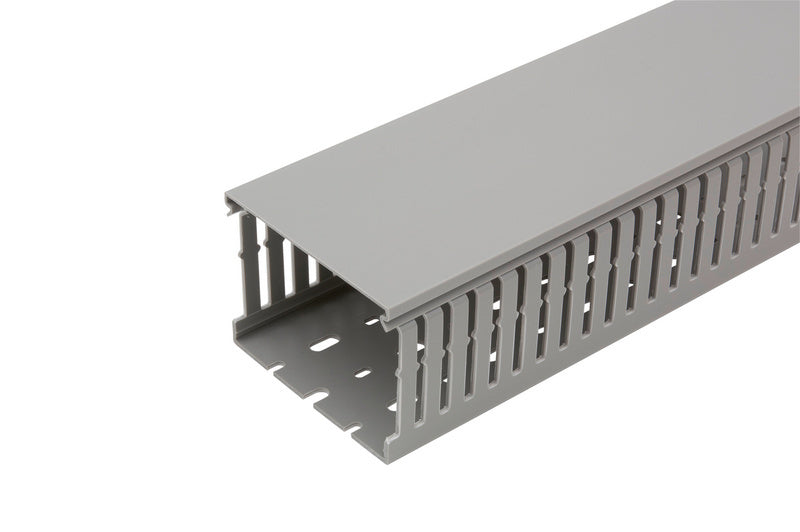 Verdrahtungskanal DIN-VDK-VKW-(AE-R7030)-GRAU-H75MMXB100MM     Verpackungsinhalt    16 Einheit