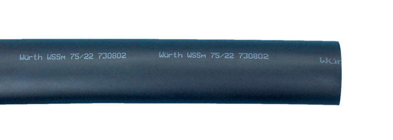 Wärmeschrumpfschl mittel/dick Meterware-WSHRMPFSCHL-MITTW-95/25MM     Verpackungsinhalt    1 Einheit