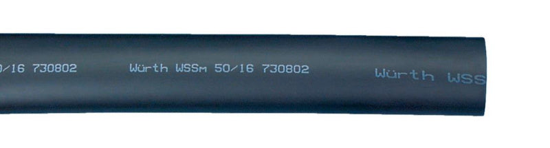 Wärmeschrumpfschl mittel/dick Meterware-WSHRMPFSCHL-MITTW-75/22MM     Verpackungsinhalt    1 Einheit