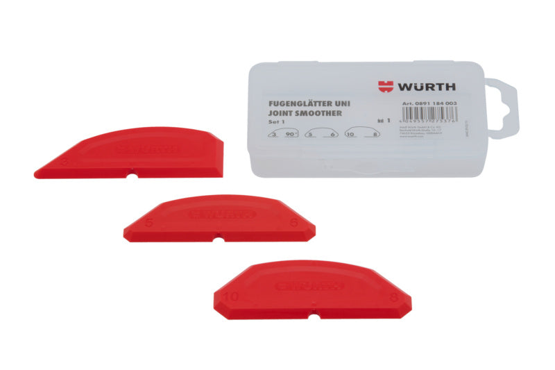 Fugenglätter Sortiment/Set-FUGGLAETT-UNI-SET1-ROT-3TLG     Verpackungsinhalt    12 Einheit