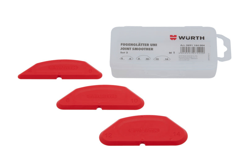 Fugenglätter Sortiment/Set-FUGGLAETT-UNI-SET2-ROT-3TLG     Verpackungsinhalt    1 Einheit