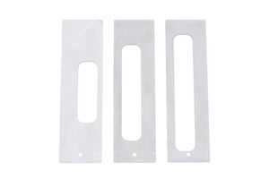 Einlegeschablone für verdecktes Einfräsband an Tür- und Fensterrahmen, robust und präzise.