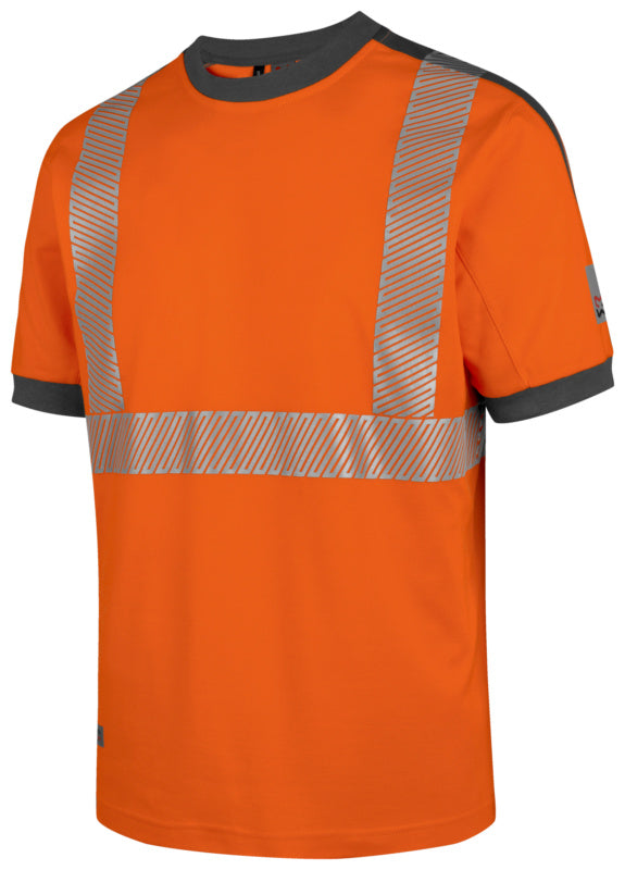 Warnschutzshirt-T-SHIRT NEON ORANGE/GRAU XXL     Verpackungsinhalt    1 Einheit