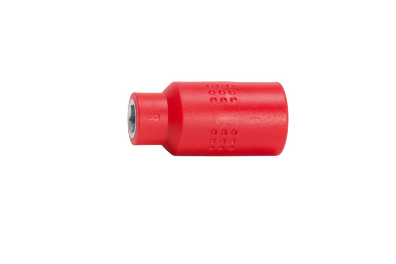 Steckschlüssel VDE 3/8 Zoll-STESHSL-VDE-3/8ZO-6KT-8MM     Verpackungsinhalt    1 Einheit