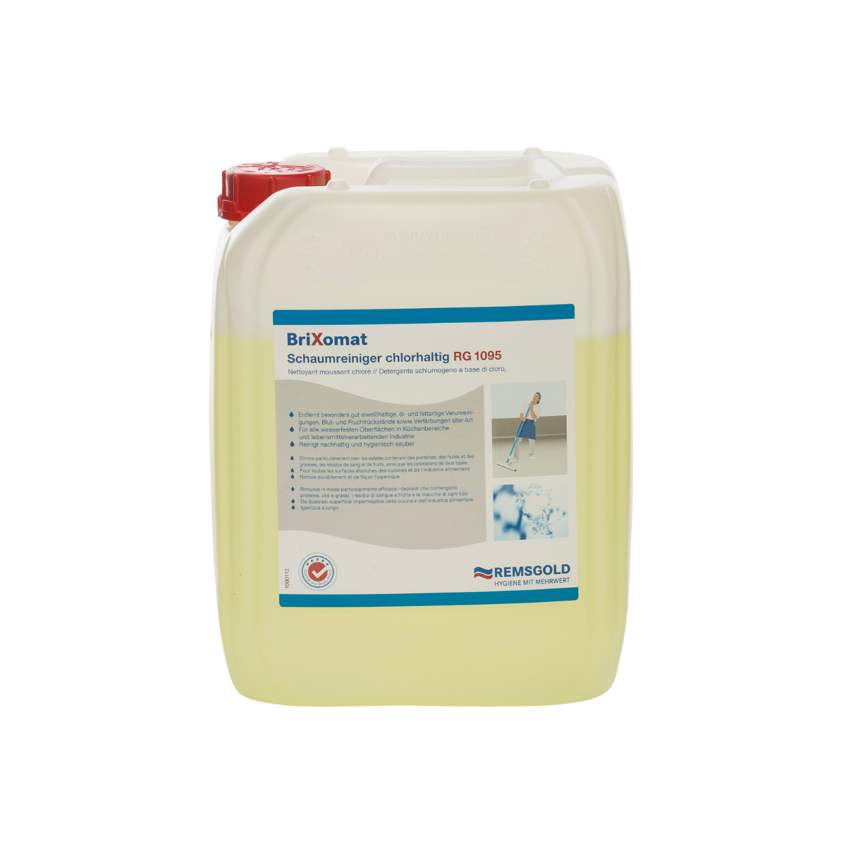 Reinigungschemie -Brixomat Schaumreiniger chlorhaltig RG 1095, 10kg Kanister