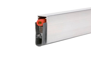 Automatische Türabdichtung TRABDI-AT48-(HS) in elegantem Design, ideal gegen Zugluft und Lärm.