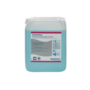 10kg Kanister des CLW Konvektomatenklarspülers KS 3078 für gewerbliche Küchenreinigung.