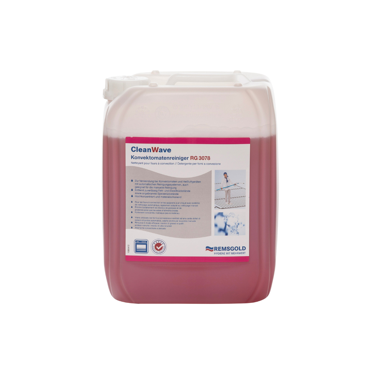 12 kg Kanister CLW Konvektomatenreiniger RG 3078 für gewerbliche Küchenreinigung