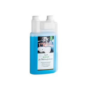 RegoCoff Reiniger für Milchaufschäumer in 1 Liter Dosierflasche mit klarer Flüssigkeit.