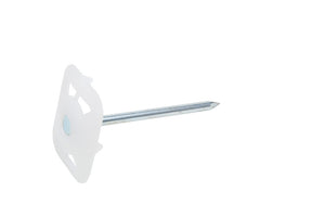 Packung mit 100 Kunststoffteilen 27x34 mm, Länge 3,3x60 mm, Modell SHB-KST-27X34MM-M.NGL-(A2K)