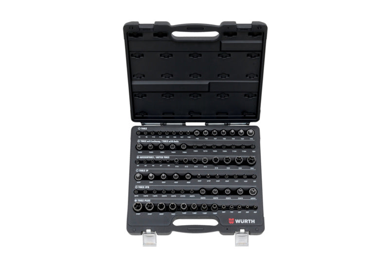 Steckschlüssel 1/4+3/8+1/2 Zoll Sort.-STESHSL-SORT-1/4+3/8+1/2ZO-TX-77TLG     Verpackungsinhalt    1 Einheit