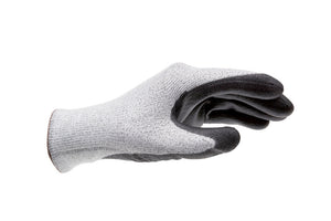 Schnittschutzhandschuh Level C in Größe 11 mit rutschfester Oberfläche und verstärkten Nähten, 6 Stück.