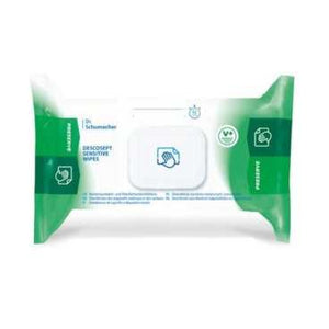 Descosept Sensitive Wipes hautfreundliche Desinfektionstücher für empfindliche Oberflächen, 60 Stück Packung