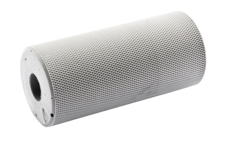 Leimroller-Zubehör mit ergonomischem Griff und transparentem Roller für präzise Leimverteilung.
