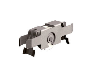 Zwei Einheiten Schiebetürbeschlag für Glastüren 5-6 mm, geeignet für Rollentüren.