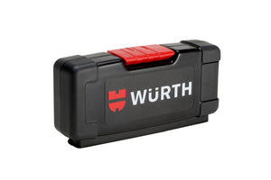 Aufbewahrungsbox für Stichsägeblätter, 180 x 85 x 40 mm, robust und platzsparend.