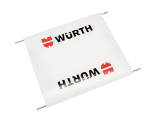 Stehleiter Zubehör-WZGABLG mit rutschfesten Füßen und stabiler Verankerung für Sicherheit.