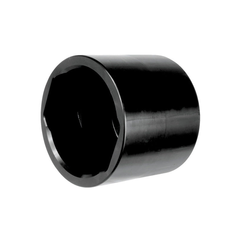 1ZO silver-colored axle nut with hexagonal shape and smooth finish, single unit displayed
