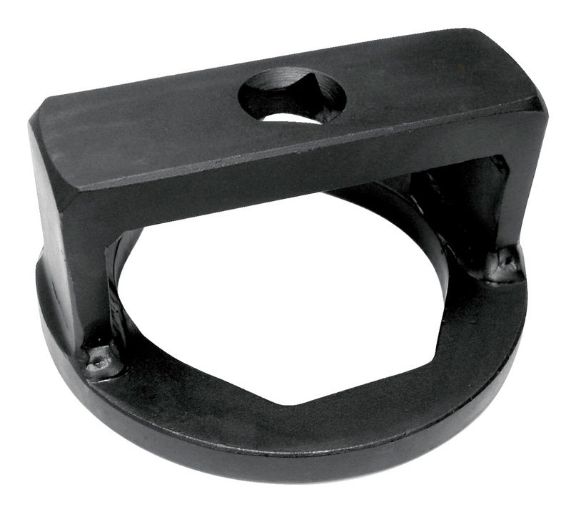 3/4 inch axle nut with SW80 size, metal finish, single unit shown on white background