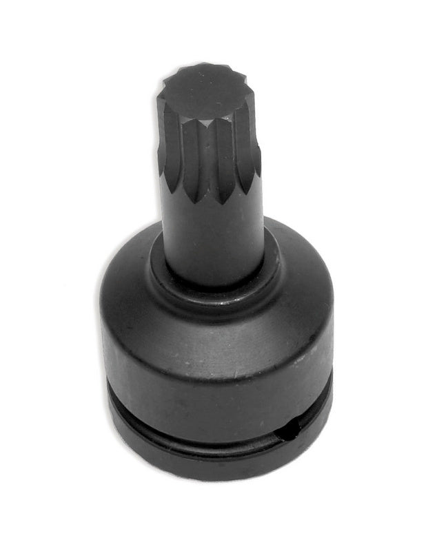 3/4 inch KFT XZN-SHRDRH M16x80 metal socket tool in silver color