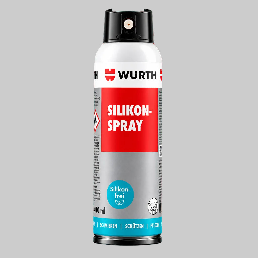 Befüllgerät aus robustem Material für präzises Nachfüllen von Silikonsprays, kompakt und handlich.