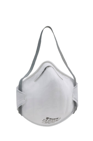 Einweg-Atemschutzmaske FFP2 NR D mit Nasenbügel und elastischen Ohrschlaufen, 20 Stück.