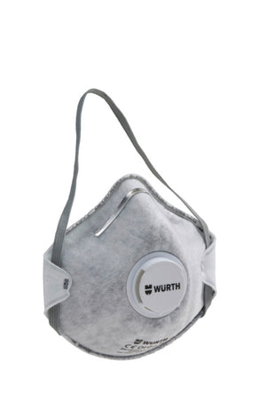 Einweg-Atemschutzmaske FFP2 mit Kohlenstofffilter und Ventil, 15 Stück pro Packung.