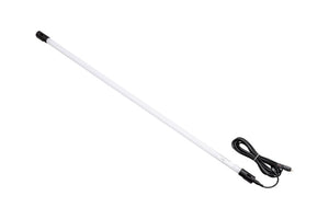 LED-Leiste mit 140 cm Länge, 24V, flexibler Anwendung und integrierter Klebefläche.