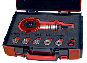 A set of 12 mechanical gears with an 8mm hub, displayed in a protective case.