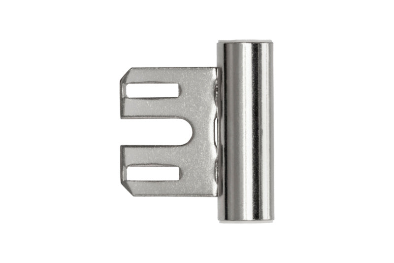 Dreiteiliger Glastürbeschlag aus nickel mit klaren Linien für einfache Montage und langlebige Nutzung.