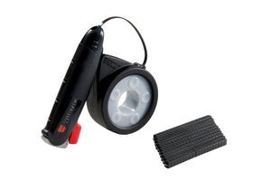 Schwarzer Bindegurt KBLBINDGER-KST-200SCHL-SCHW-15M, 15 Meter lang, robust und vielseitig einsetzbar.