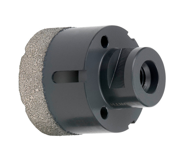 Trockenbohrkrone mit Diamantsegmenten, M14-Gewinde für präzises Bohren in Fliesen.