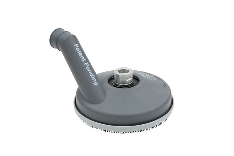 Runder Haftteller mit Klettoberfläche für Schleifpapier, geeignet für Schleifmaschinen.