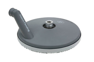 Runder Haftteller mit Klettverschluss für Schleifpapier, geeignet für verschiedene Schleifmaschinen.