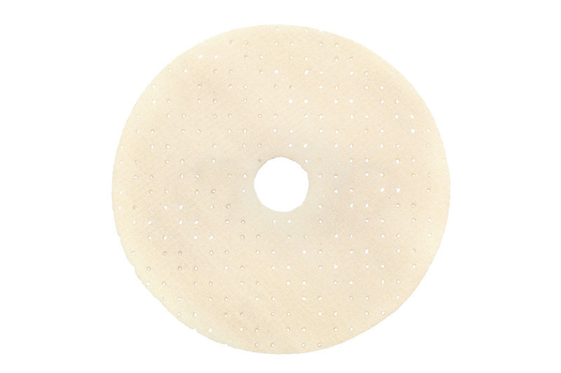 Staubscheibe mit 150 mm Durchmesser, geeignet für Schleifen und Polieren, in 10er Packung.