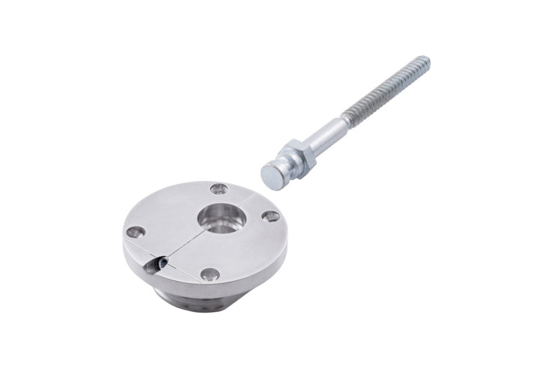 Universalverbinder für Möbelbau mit 80 mm Länge und robustem Stahl, ideal für stabile Verbindungen.