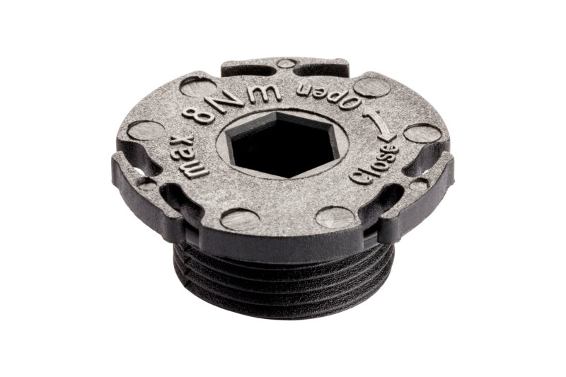 Ten units of BMW plastic sealing rings in a compact packaging.