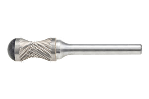 Frässtift FRSSTI ZYL HM mit zylindrischem Kopf und feiner Zahnstruktur für präzises Arbeiten.