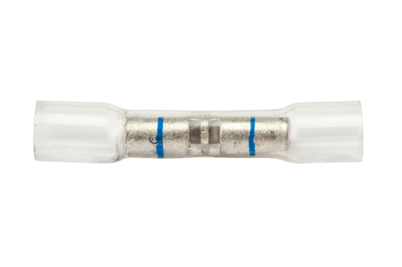 Blue shrimp feed in a 25-unit package, sized 1.5-2.5 mm.