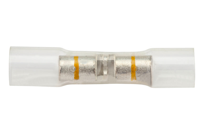 Gelbfarbige Stosverb-Schrauben mit einem Durchmesser von 4,0-6,0 mm in einer Packung mit 100 Einheiten.